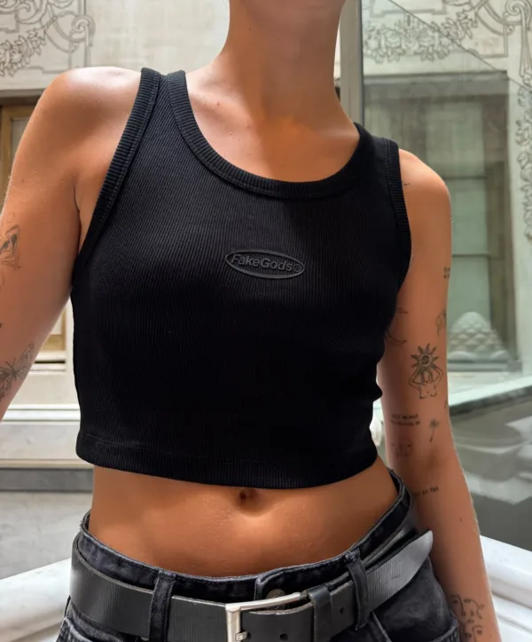 Tank Top Fakegods Basic Negro