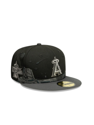 Gorra New Era 59 Fifty Anaheim Angels Pack Planetary Negro