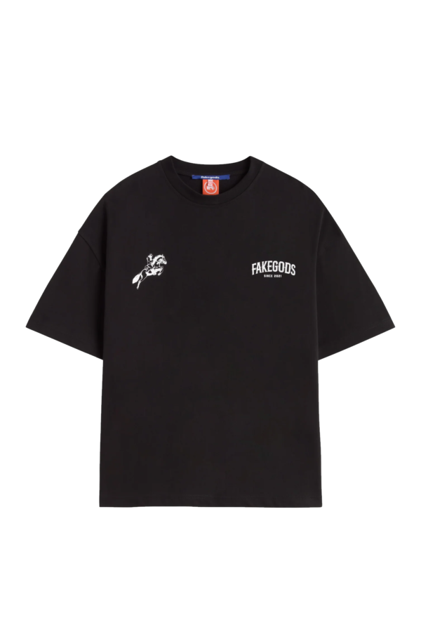 Polera Fakegods Horse Car Black