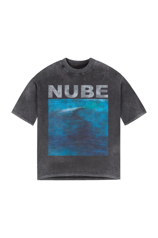 Polera Nube Cloud Ocean Washed Black