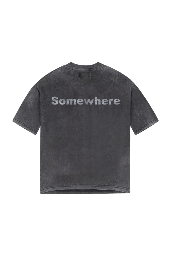 Polera Nube Cloud Ocean Washed Black