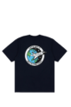 Polera Quartersnacks Let's Get It Tee Azul Marino