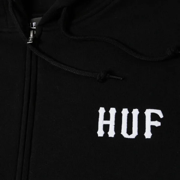 Poleron HUF Set Classic Logo Negro