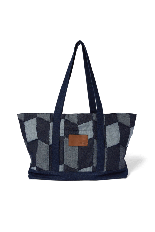 Bolso HUF Patchwork Denim Azul