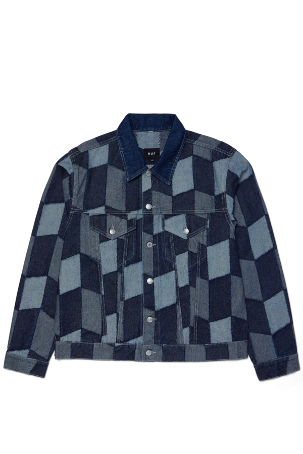 Chaqueta HUF Patchwork Denim Jacket Azul