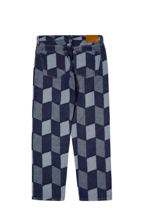 Pantalon HUF Patchwork Denim Azul