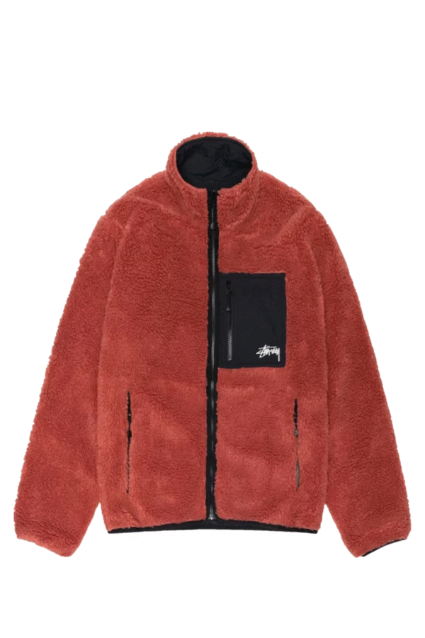 Jacket Stussy Sherpa Reversible Tera