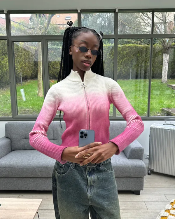 Sweater NoEmotions Faded Rosa
