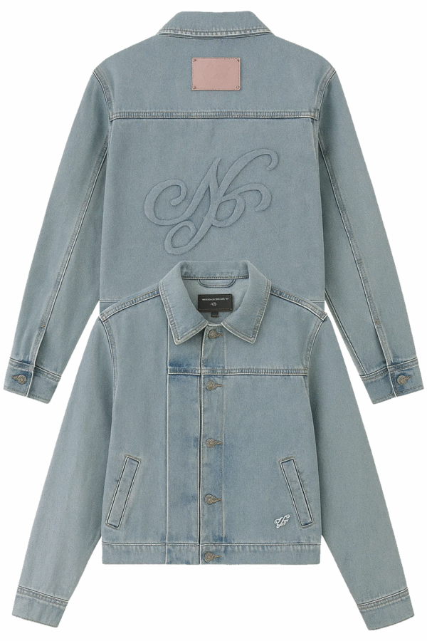 Chaqueta Nude Project Trucker Denim Celeste