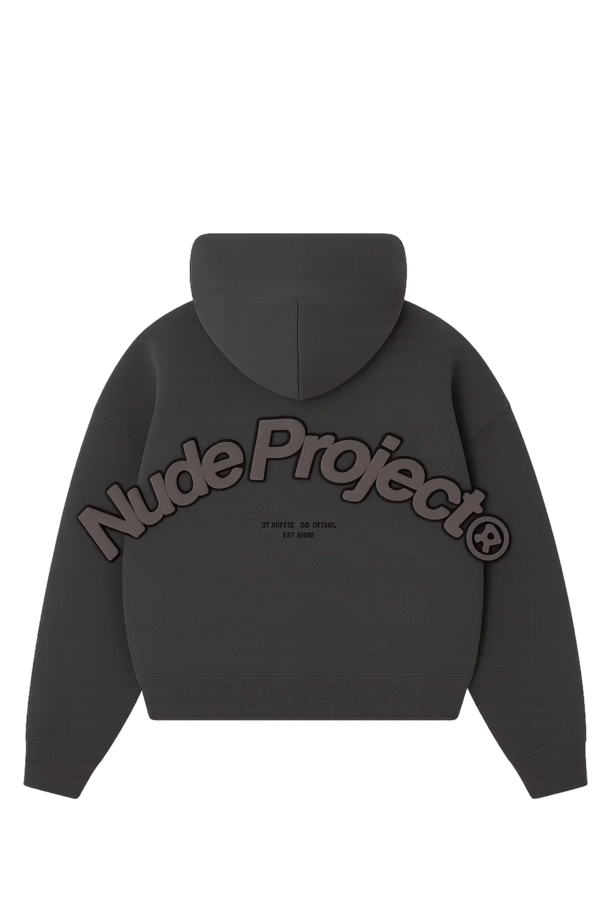 Poleron Nude Project Beast Zip-Up Ash