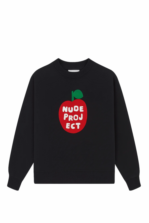 Poleron Nude Project Apple Crew Black