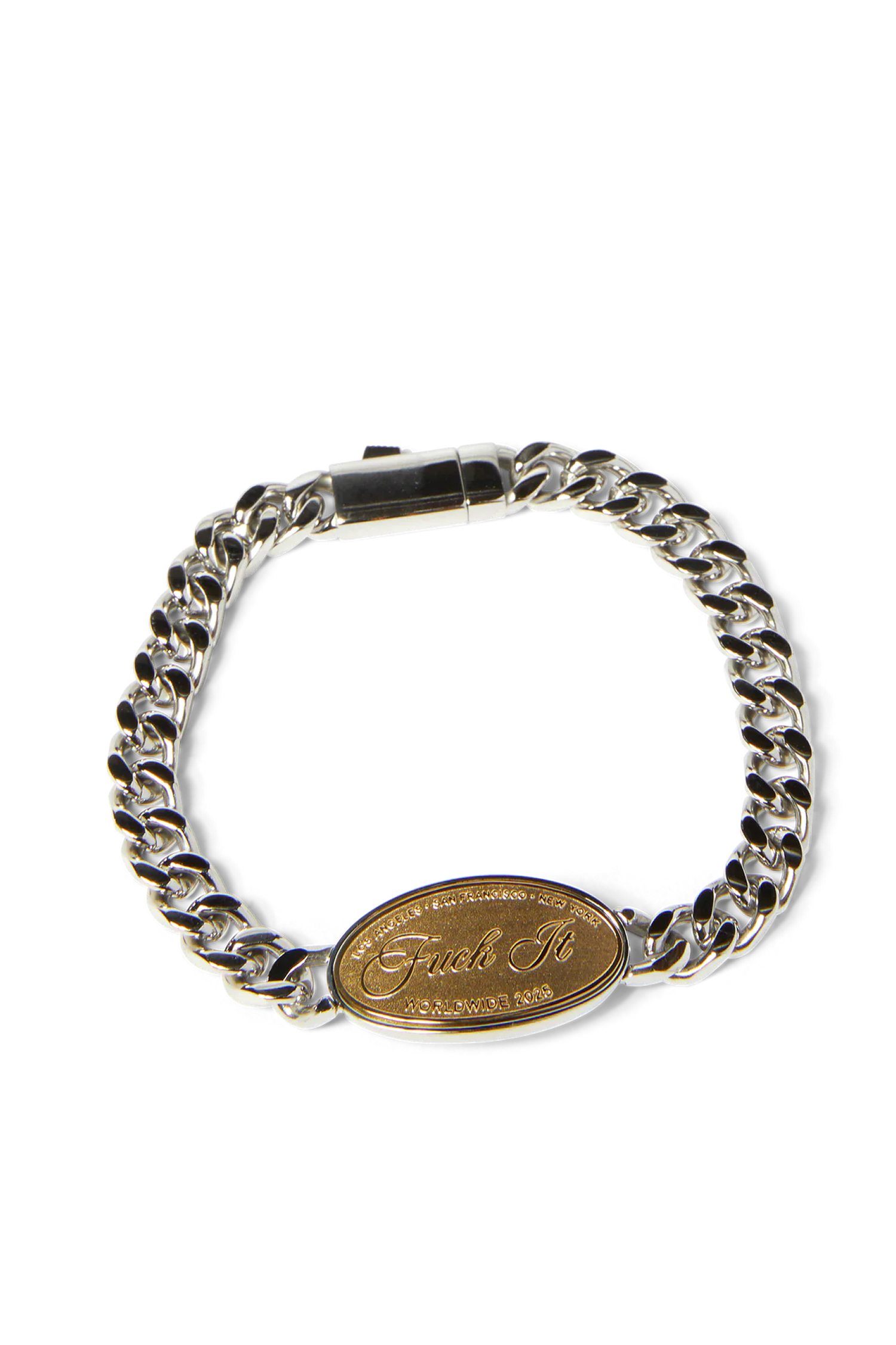 Pulsera HUF Fuck It Silver