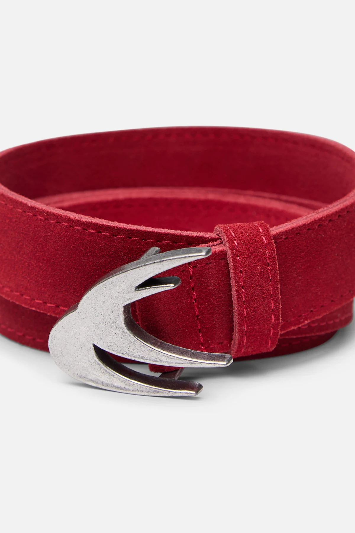 Cinturon Scuffers Suede Red Belt